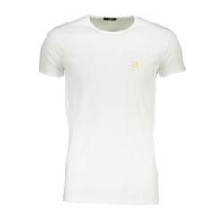 CAVALLI CLASS MEN'S SHORT SLEEVED T-SHIRT WHITE