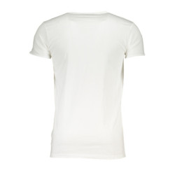 CAVALLI CLASS MEN'S SHORT SLEEVED T-SHIRT WHITE