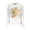 SWEAT-SHIRT FEMME CAVALLI CLASS BLANC SANS ZIP