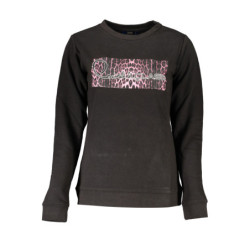 SWEAT-SHIRT SANS FERMETURE ÉCLAIR POUR FEMME CAVALLI CLASS NOIR