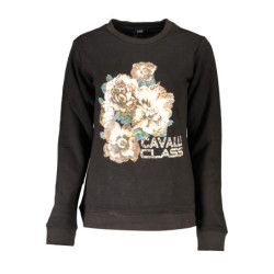 SWEAT-SHIRT SANS FERMETURE ÉCLAIR POUR FEMME CAVALLI CLASS NOIR