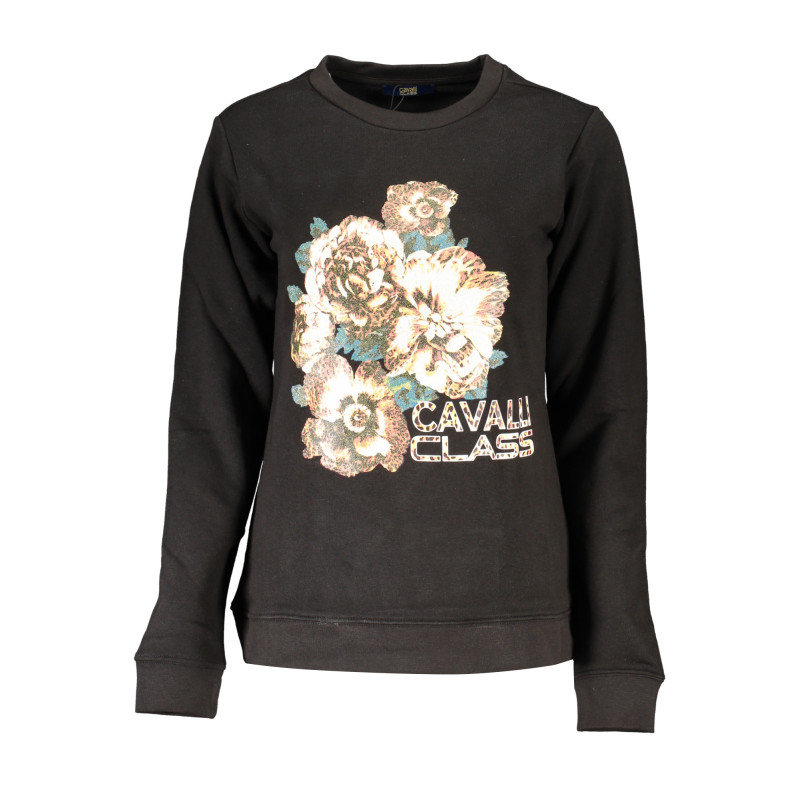 SWEAT-SHIRT SANS FERMETURE ÉCLAIR POUR FEMME CAVALLI CLASS NOIR