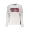 CAVALLI CLASS WOMEN'S WHITE SWEATSHIRT WITHOUT ZIP
