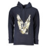 SWEAT-SHIRT SANS FERMETURE ÉCLAIR BLEU POUR HOMMES CAVALLI CLASS
