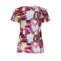 T-SHIRT À MANCHES COURTES FEMME CAVALLI CLASS VIOLET