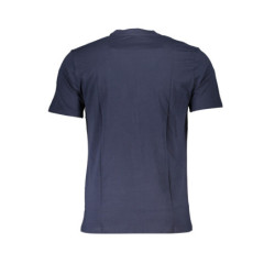 CAVALLI CLASS MEN'S SHORT SLEEVED T-SHIRT BLUE
