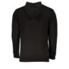 CAVALLI CLASS MEN'S BLACK ZIP-OUT SWEATSHIRT