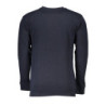 SWEAT-SHIRT SANS FERMETURE ÉCLAIR BLEU POUR HOMMES CAVALLI CLASS