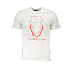 T-SHIRT MANCHES COURTES HOMME CAVALLI CLASS BLANC