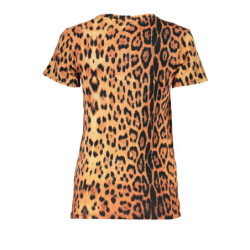 T-SHIRT À MANCHES COURTES FEMME CAVALLI CLASS ORANGE