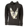 SWEAT-SHIRT ZIPPÉ NOIR CAVALLI CLASS POUR HOMMES