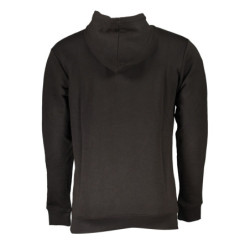 SWEAT-SHIRT ZIPPÉ NOIR CAVALLI CLASS POUR HOMMES