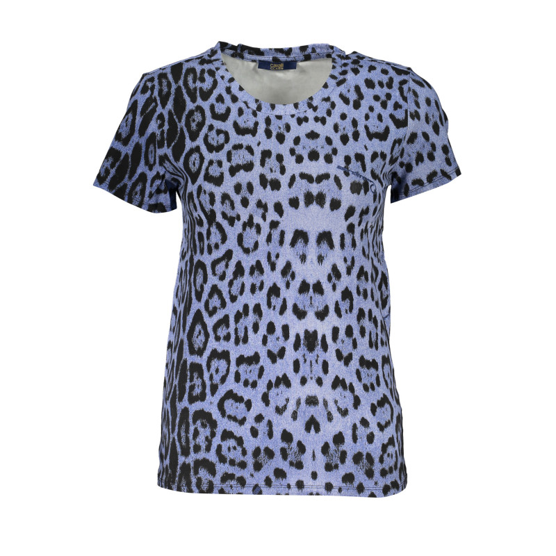 CAVALLI CLASS WOMEN'S SHORT SLEEVE T-SHIRT BLUE