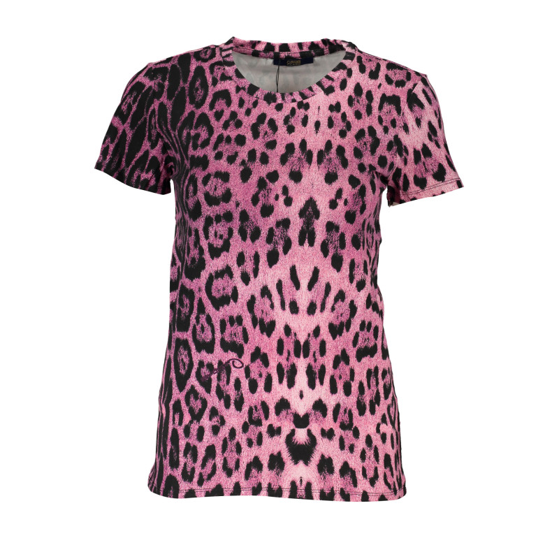 T-SHIRT À MANCHES COURTES FEMME CAVALLI CLASS ROSE
