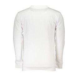 SWEAT-SHIRT SANS FERMETURE ÉCLAIR BLANC POUR HOMMES CAVALLI CLASS