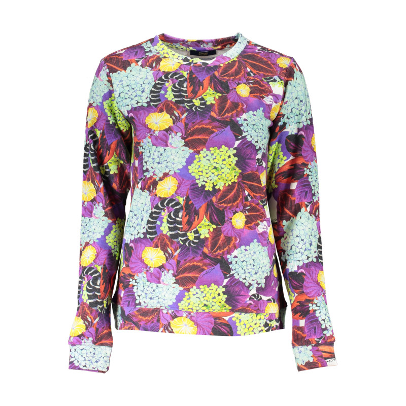 SWEAT-SHIRT FEMME CAVALLI CLASS SANS ZIP VIOLET