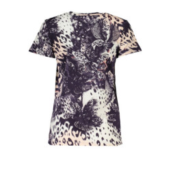 CAVALLI CLASS WOMEN'S SHORT SLEEVE T-SHIRT PINK