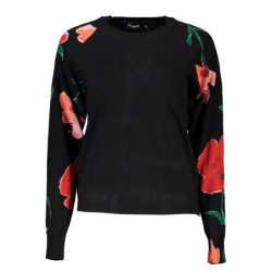 PULL DESIGUAL NOIR FEMME