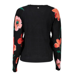 PULL DESIGUAL NOIR FEMME