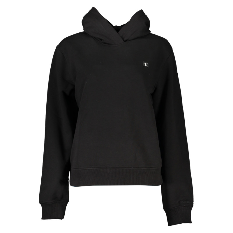 CALVIN KLEIN WOMEN'S ZIPLESS SWEATSHIRT BLACK