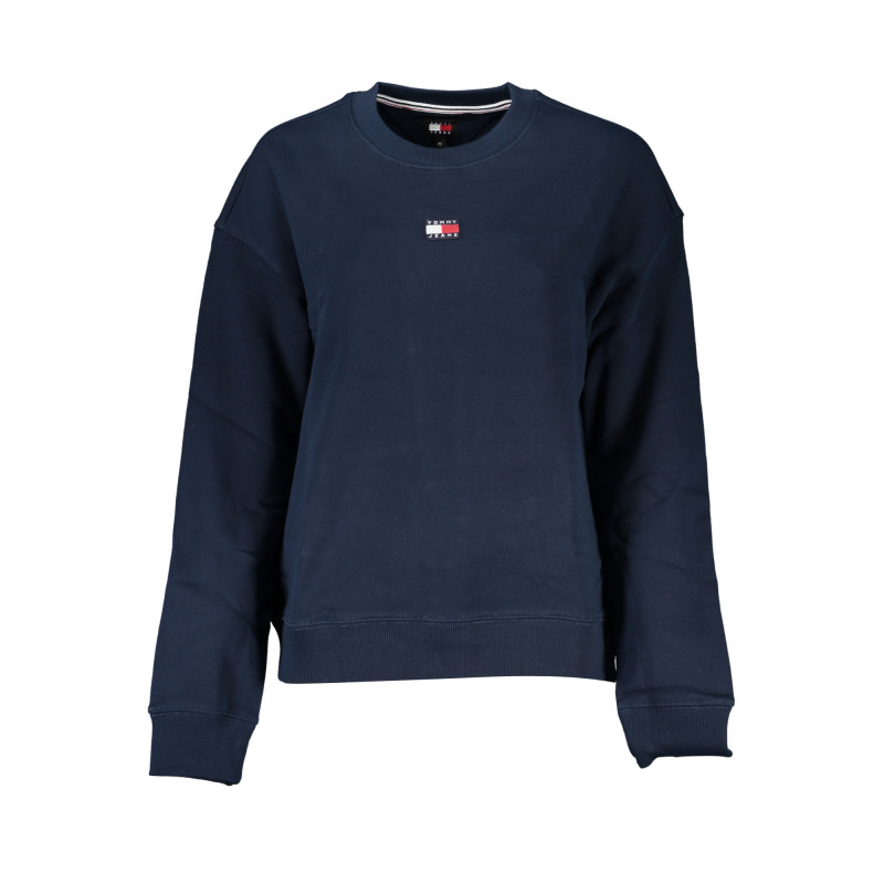 TOMMY HILFIGER WOMEN'S BLUE ZIPLESS SWEATSHIRT