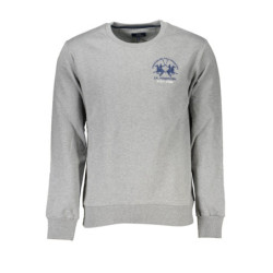 SWEAT-SHIRT SANS FERMETURE ÉCLAIR GRIS LA MARTINA POUR HOMMES