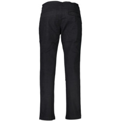 LA MARTINA BLACK MEN'S TROUSERS