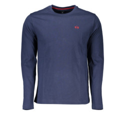 LA MARTINA MEN'S LONG SLEEVE T-SHIRT BLUE