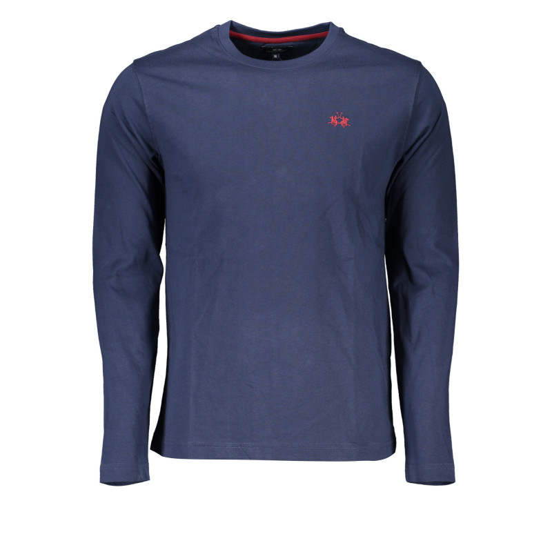 LA MARTINA MEN'S LONG SLEEVE T-SHIRT BLUE