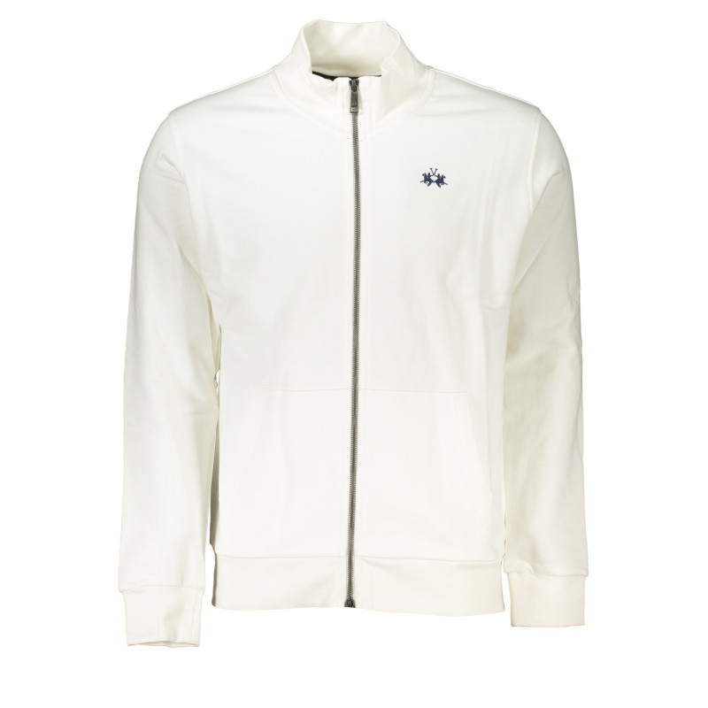SWEAT-SHIRT ZIPPÉ BLANC HOMME LA MARTINA