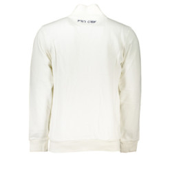 SWEAT-SHIRT ZIPPÉ BLANC HOMME LA MARTINA