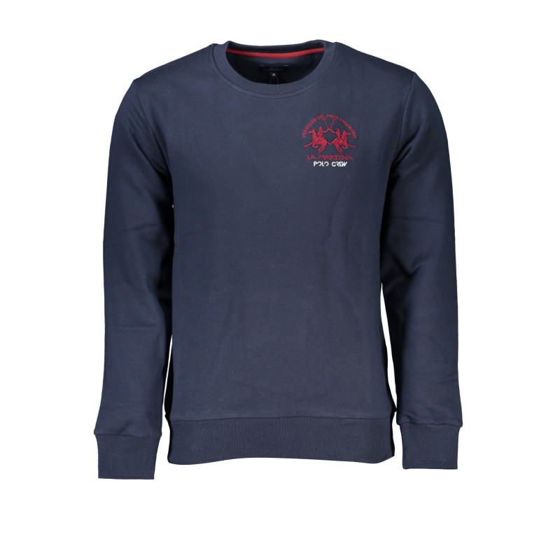 SWEAT-SHIRT SANS FERMETURE ÉCLAIR BLEU LA MARTINA POUR HOMMES