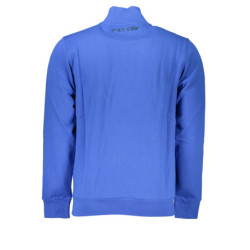 LA MARTINA MEN'S BLUE ZIP SWEATSHIRT