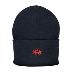 LA MARTINA BLUE MEN'S BEANIE