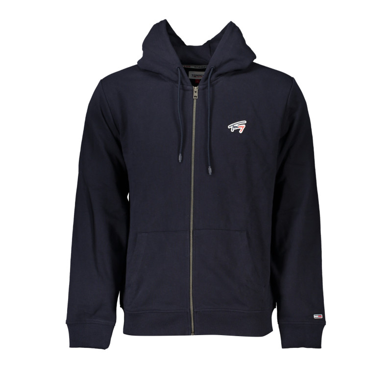 SWEAT-SHIRT ZIPPÉ BLEU TOMMY HILFIGER POUR HOMMES
