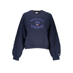 SWEAT-SHIRT SANS FERMETURE ÉCLAIR BLEU TOMMY HILFIGER FEMME