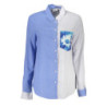 DESIGUAL WOMEN'S LONG SLEEVE SHIRT BLUE