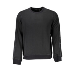 CALVIN KLEIN MEN'S BLACK ZIPLESS SWEATSHIRT