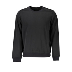 SWEAT-SHIRT SANS FERMETURE ÉCLAIR NOIR CALVIN KLEIN POUR HOMMES