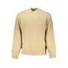 CALVIN KLEIN MEN'S BEIGE ZIPLESS SWEATSHIRT
