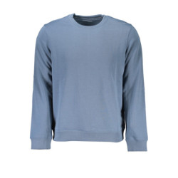 SWEAT-SHIRT SANS FERMETURE ÉCLAIR BLEU CALVIN KLEIN POUR HOMMES
