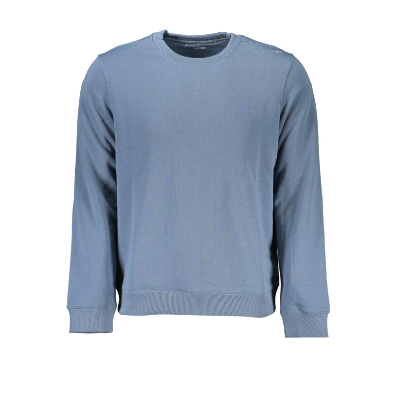 SWEAT-SHIRT SANS FERMETURE ÉCLAIR BLEU CALVIN KLEIN POUR HOMMES