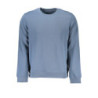 SWEAT-SHIRT SANS FERMETURE ÉCLAIR BLEU CALVIN KLEIN POUR HOMMES