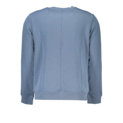 SWEAT-SHIRT SANS FERMETURE ÉCLAIR BLEU CALVIN KLEIN POUR HOMMES