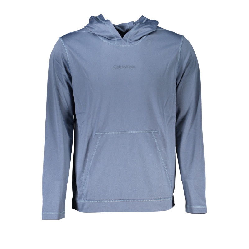 CALVIN KLEIN MEN'S BLUE ZIPLESS SWEATSHIRT