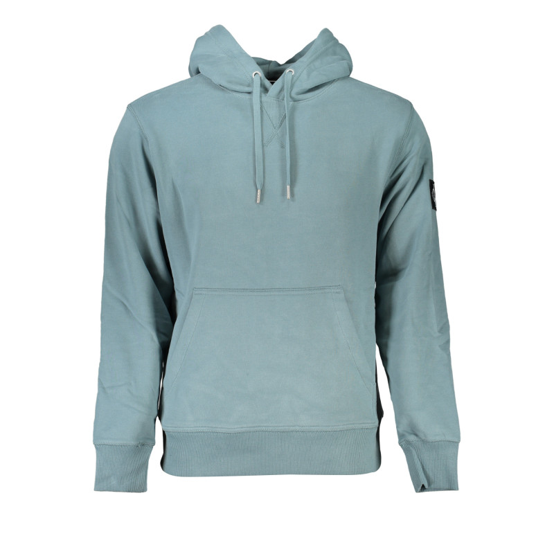SWEAT-SHIRT SANS FERMETURE ÉCLAIR VERT CALVIN KLEIN POUR HOMMES