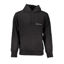 CALVIN KLEIN MEN'S BLACK ZIPLESS SWEATSHIRT
