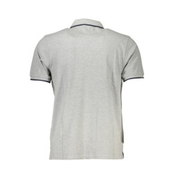 NORTH SAILS MEN'S GRAY SHORT SLEEVED POLO SHIRT
