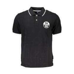 NORTH SAILS MEN'S BLACK SHORT SLEEVED POLO SHIRT