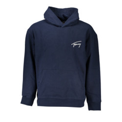 SWEAT-SHIRT SANS FERMETURE ÉCLAIR BLEU TOMMY HILFIGER POUR HOMMES